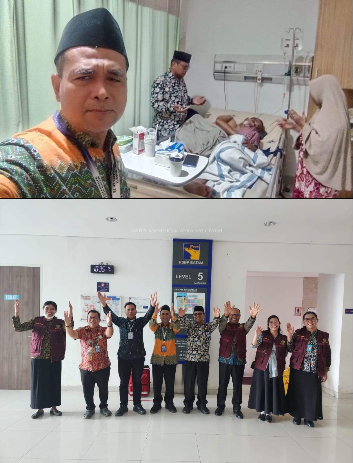 Perkuat Mental Pasien, Penyuluh Lintas Agama Kemenag Batam Berikan Suntikan Rohani di RSBP Sekupang