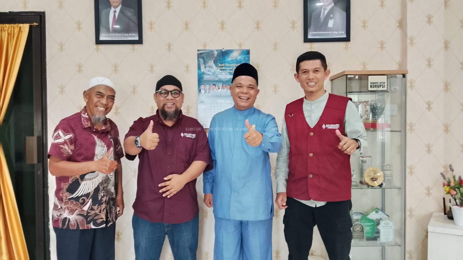 Kepala Kantor Kemenag Kota Batam Terima Kunjungan Silaturahmi Pengurus Salamadina Cabang Batam