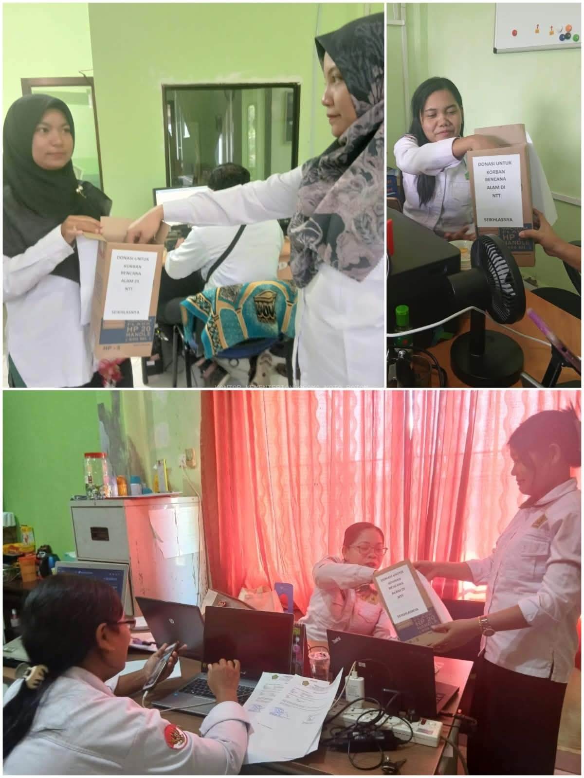 Kemenag Kota Batam Gelar Donasi untuk Korban Bencana di NTT