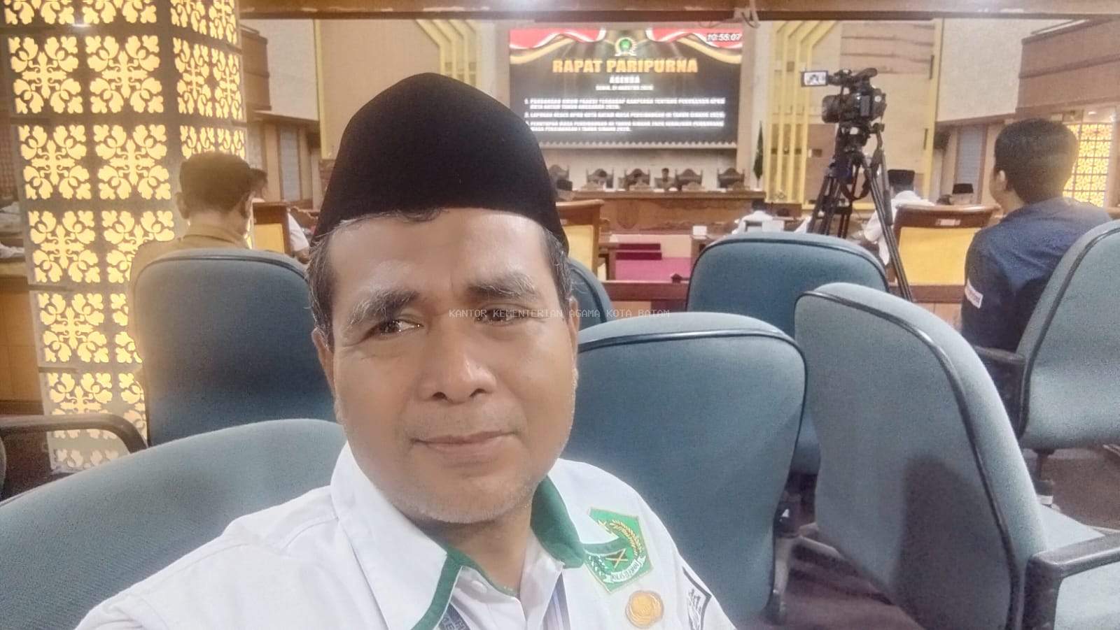 Kemenag Kota Batam Hadiri Paripurna DPRD Pertemuan Pembahasan Perubahan APBD 2026